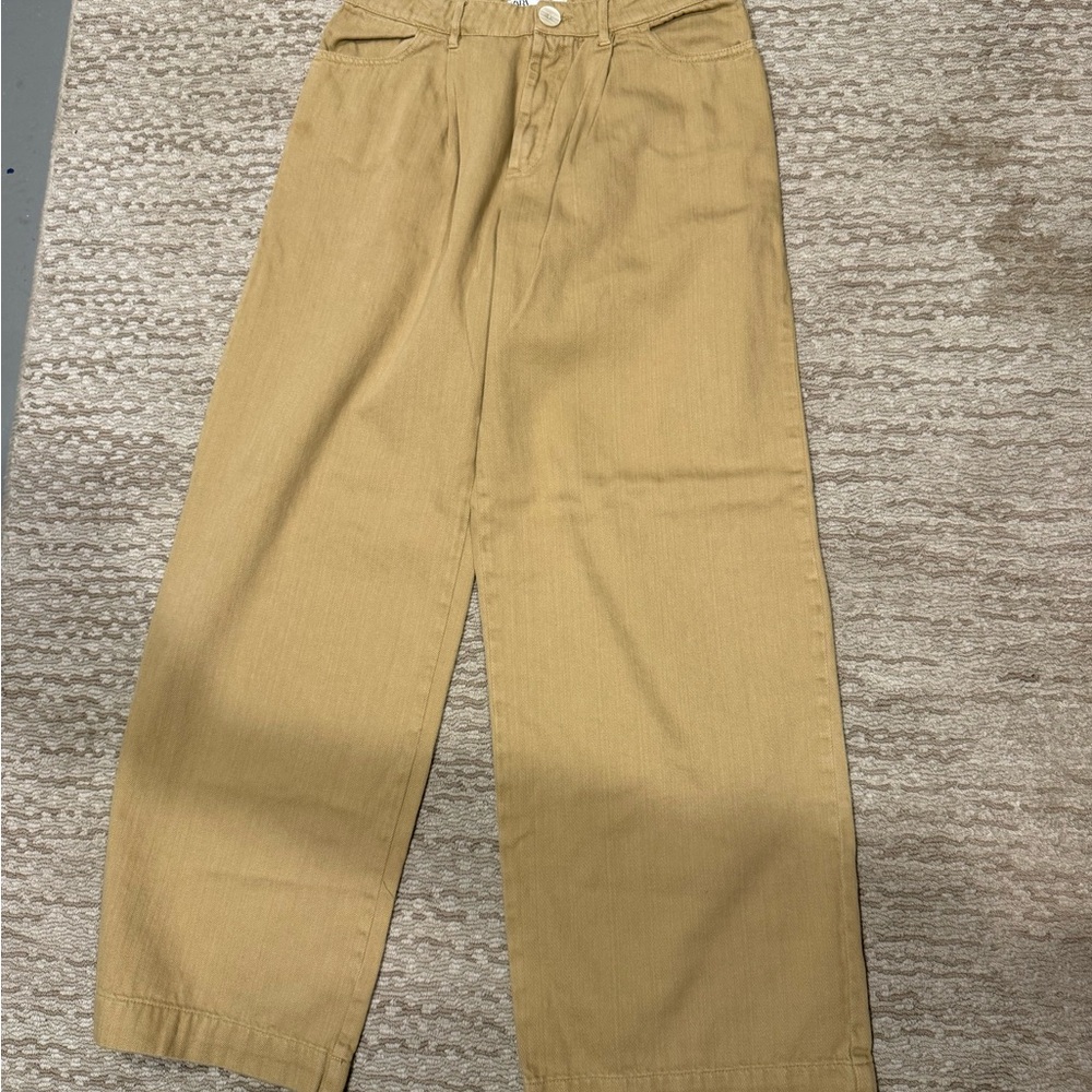 Zara Women's Wide-Leg Denim Jeans (305)